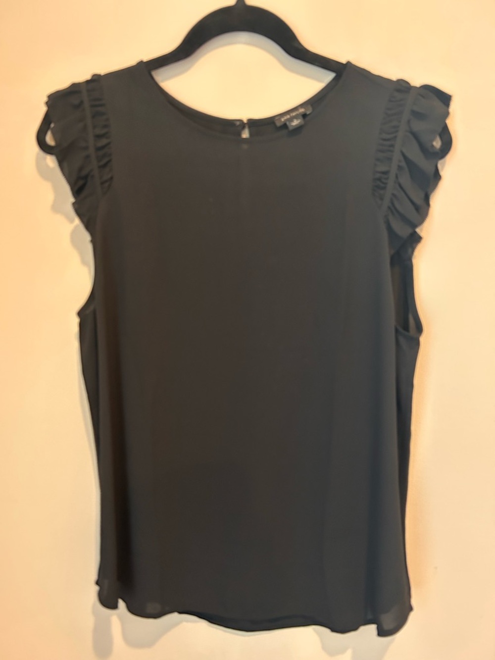 Ann Taylor Black Blouse Size M